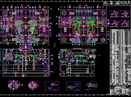2D σχέδιο καλουπιού